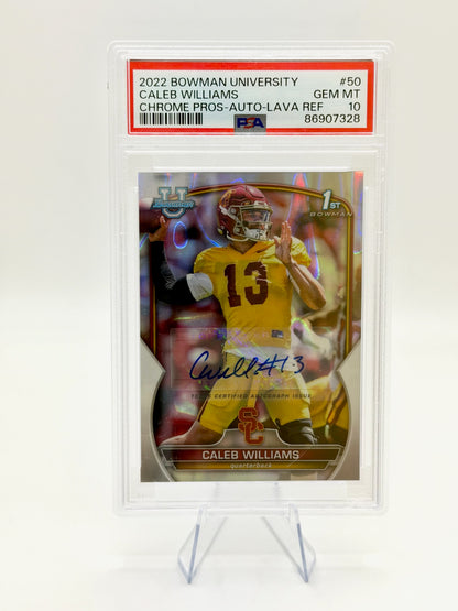 2022 Bowman Inception Caleb Williams University Auto /99
