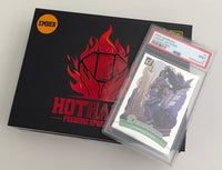 2025 Donruss Lamar Jackson Downtown PSA 10 with Hot Hands Ember box