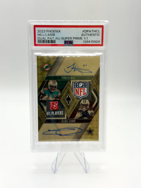 2023 Phoenix Tyreek Hill, CeeDee Lamb Dual Patch Auto /1