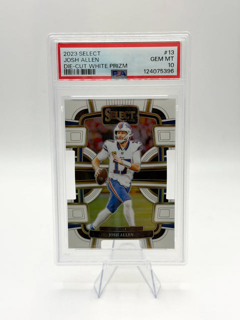 2023 Select Josh Allen White Prizm Die-Cut /199