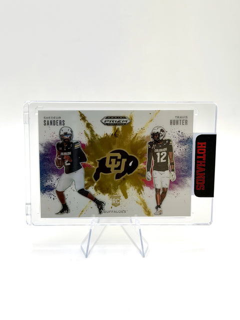 2025 Prizm Shedeur Sanders Travis Hunter Color Blast