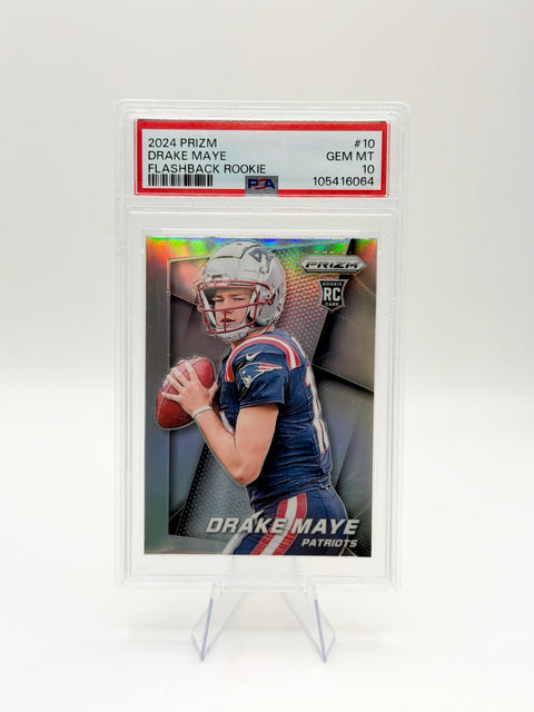 2024 Prizm Drake Maye Flashback Silver