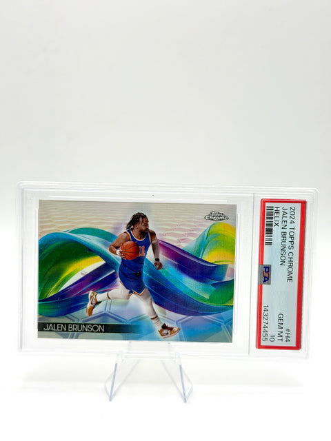 2024 Topps Chrome Jalen Brunson Helix