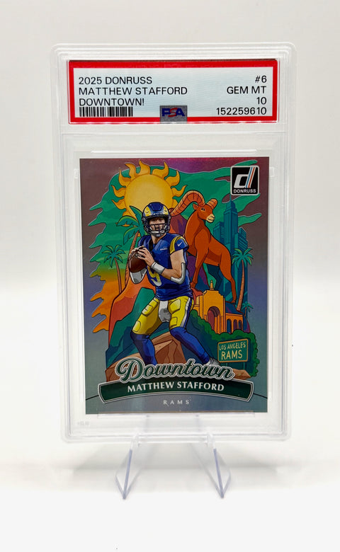 2025 Donruss Matthew Stafford Downtown