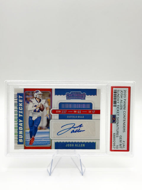 2020 Contenders Josh Allen Sunday Ticket Signatures /25