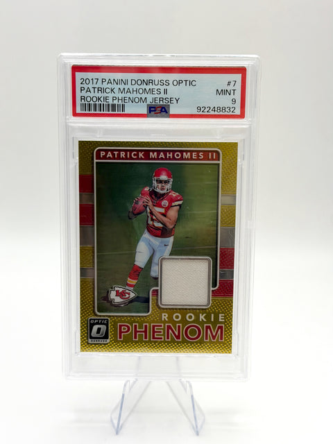 2017 Donruss Optic Patrick Mahomes II Rookie Phenom